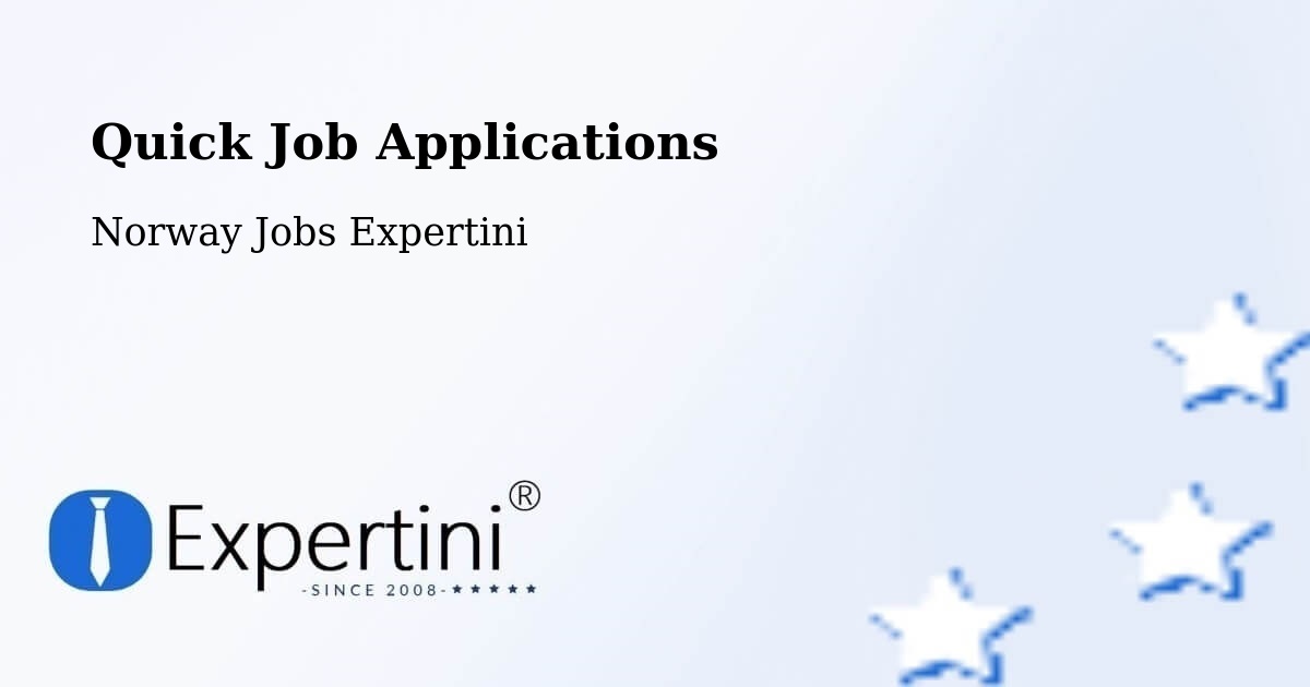 Quick Apply Feature – Drøbak - Norway Jobs Expertini